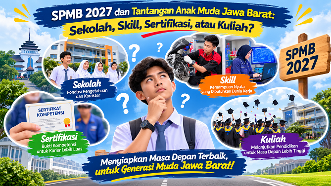 SPMB 2027 dan Tantangan Anak Muda Jawa Barat: Sekolah, Skill, Sertifikasi, atau Kuliah